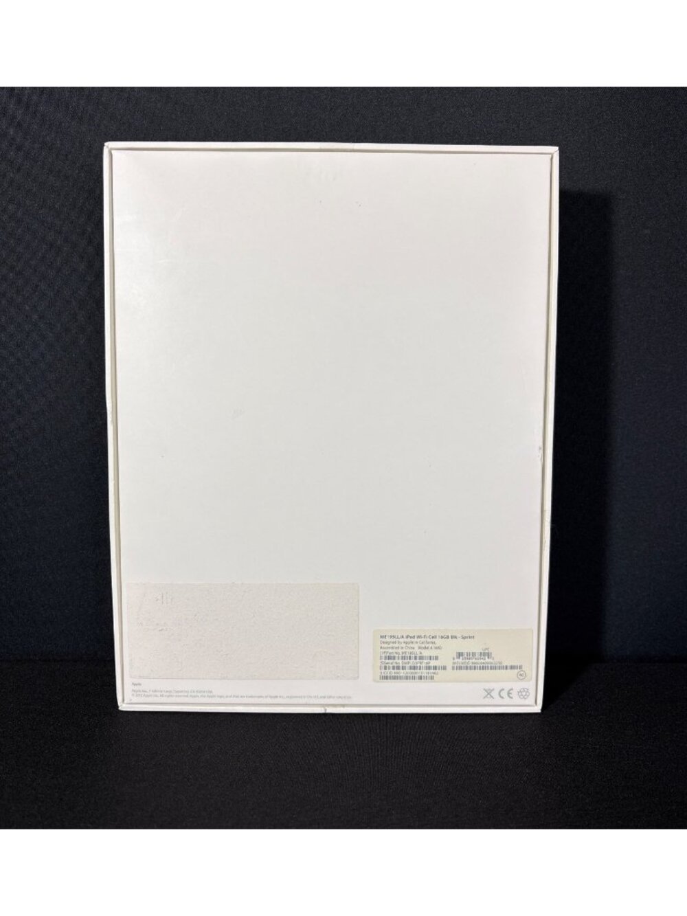 Apple iPad Wi-Fi + Cellular 3G 16GB Model A1460 ME195LL/A EMPTY BOX ONLY - Picture 3 of 10